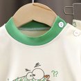 thumbnail image 5 of REgarm Toddler Kid Boy Fall Winter Clothes 2pcs Cotton Graphic Long Sleeve Sweatshirt Tops Casual Joggers Pants Outfits Set Casual Baby Boy's Clothing, 5 of 5