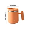 thumbnail image 3 of strola Toys Stainless Steel Coffee Mug 16oz Insulated Travel Mug with Lid and Handle 304 Double Wall Vacuum Thermos for Home Office Commuting Splash Proof Reusable Cup Orange, 3 of 6