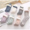 thumbnail image 2 of 7 Pairs Fuzzy Socks For Women Soft Warm Slipper Socks, 2 of 5