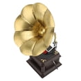 thumbnail image 1 of Modèle de Gramophone Vintage, Ornement de Phonographe Rétro en Fer, Modèle de Tourne-Disque Rétro, Modèle de Plateau Tournant Rétro, Décoration de Maison, 1 of 7