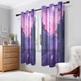 thumbnail image 2 of Yayeee Window Curtains Light Filtering 63"x52" Grommet Panel Pair Home Living Room Decor, White Cat Walking, 2 of 7