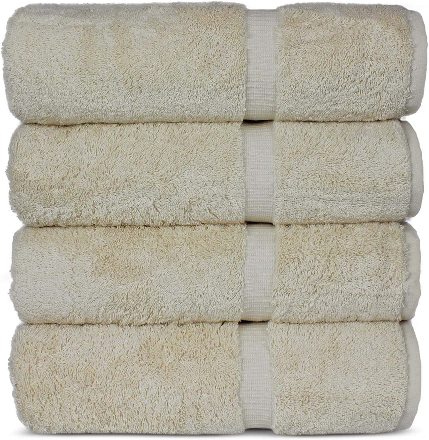 Set of 4, Cocoa Luxury Hotel /& Spa 100/% Cotton Premium Turkish Bath Towels 27 x 54