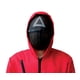 thumbnail image 5 of Disfraz: máscara para la cabeza, diseño triangular, plástico, con forma de calamar, soldado, 5 of 7