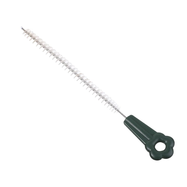 Cepillo Multiusos de Cerdas Suaves para Limpiar Frascos, Botellas y Velas | Cepillo de Paja Portátil | Ideal para Recipientes de Cuello Estrecho | Verde Oliva | 1 Unidad