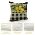thumbnail image 4 of ARISTURING  Buffalo Plaid Lemon Throw Pillow Covers Home Sweet Home Decorative Pillow Cases Black Truck Lemon Fruits Cushion Cover Outdoor Pillowcase for Sofa, 4 of 5