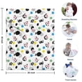 thumbnail image 4 of White Cow Lollipop Pattern Blanket,Comfortable Soft Flannel Throw Blanket,All Season,Warm Lightweight Blankets for Sofa Bed Couch Living Room Chair,30"x40", 4 of 4