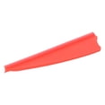 thumbnail image 1 of Feather Fletching, Plastic Feather Fletching Fast Speed 50 Pcs Shield Shape  for Shooting Red, 1 of 7