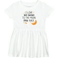 thumbnail image 3 of Inktastic I Love My Mimi to the Moon and Back Girls Baby Dress, 3 of 5