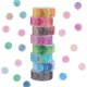 thumbnail image 1 of Washi Tape Set,8 Rolls Dot Washi Tape Stickers 800 Pieces Dots Stickers 14mm Width Decorative Tapes Masking Tape for DIY, 1 of 4