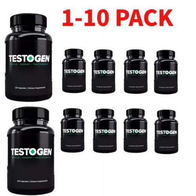 Testogen Triple acción potenciador de testosterona energía muscular resistencia/rendimiento NUEVO CALIENTE Mejor