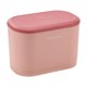 thumbnail image 2 of Organizador de caja de pañuelos | Plástico compuesto de estilo escandinavo | Tapa transparente | Cajón de almacenamiento para la sala de estar de la oficina en casa | Opciones de color rosa azul, 2 of 6