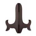 thumbnail image 3 of 7" Easel Plate Holder, Wooden Folding Display Stand Brown for Decorative Picture Frame, 3 Pack, 3 of 7