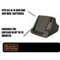 thumbnail image 2 of BLACK+DECKER 40V MAX* Battery Fast Charger, (LCS40), 2 of 3