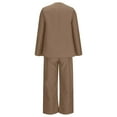 thumbnail image 6 of Wancir Women's 2024 Fall Two Piece Outfits Blazer Jacket and Wide Leg Pants Pockets Business Casual Suit Sets, 6 of 6