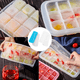 thumbnail image 3 of 2 moldes para cubetas de hielo cuadradas con tapa - 24 rejillas azules + 24 rejillas blancas Adepaton CPB-US-CJZ83-6, 3 of 5