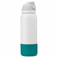 thumbnail image 2 of Bota protectora de silicona antideslizante owala para freesip de 40oz color verde azulado (Teal), 2 of 2