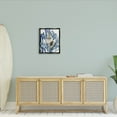 thumbnail image 2 of Stupell Industries Tower Shell Coral Blue Beach Design Jet Black Framed Floating Canvas Wall Art, 16x20, by Caroline Kelly, 2 of 5