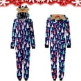 thumbnail image 2 of 2023 Ensembles Pyjamas Famille Grenouillère Pyjamas pour Hommes Velours Pyjamas Assortis Famille Noël, 2 of 8