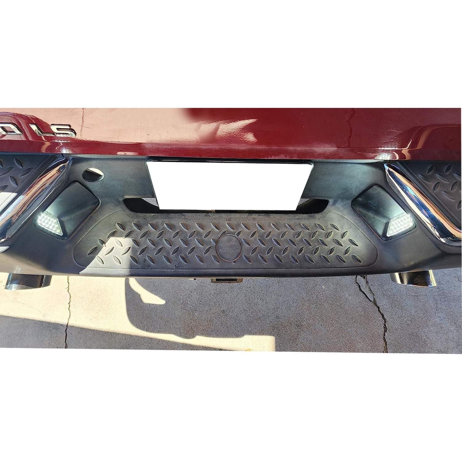OEM-Fit 3W Full LED License Plate Light Assembly Kit For Chevy 2004-2012 Colorado GMC Canyon Pickup Truck, Powered by 21-SMD Xenon White LED Diodes