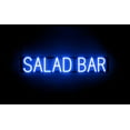 thumbnail image 1 of SpellBrite SALAD BAR LED Sign for Business. 34.3" x 6.3" Blue SALAD BAR Sign Has Neon Sign Look With Energy Efficient LED Light Source. Visible from 500+ Feet, 8 Animation Settings., 1 of 4