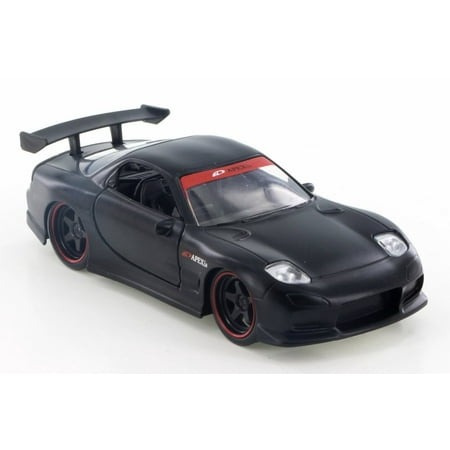 1993 Toy - 1993 Mazda RX-7 Hard Top, Black - Jada 98563 - 1/32 Scale Diecast Model Toy Car (Brand New but NO BOX)
