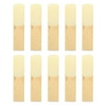 thumbnail image 1 of 10Pcs  Sax Reeds Bb Key Non Deform Saxophone Replacement Reeds Woodwind Reed Accessories With Plastic Box, 1 of 8