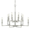thumbnail image 3 of Beaumont Lane 12 Light Chandelier in Pewter, 3 of 6
