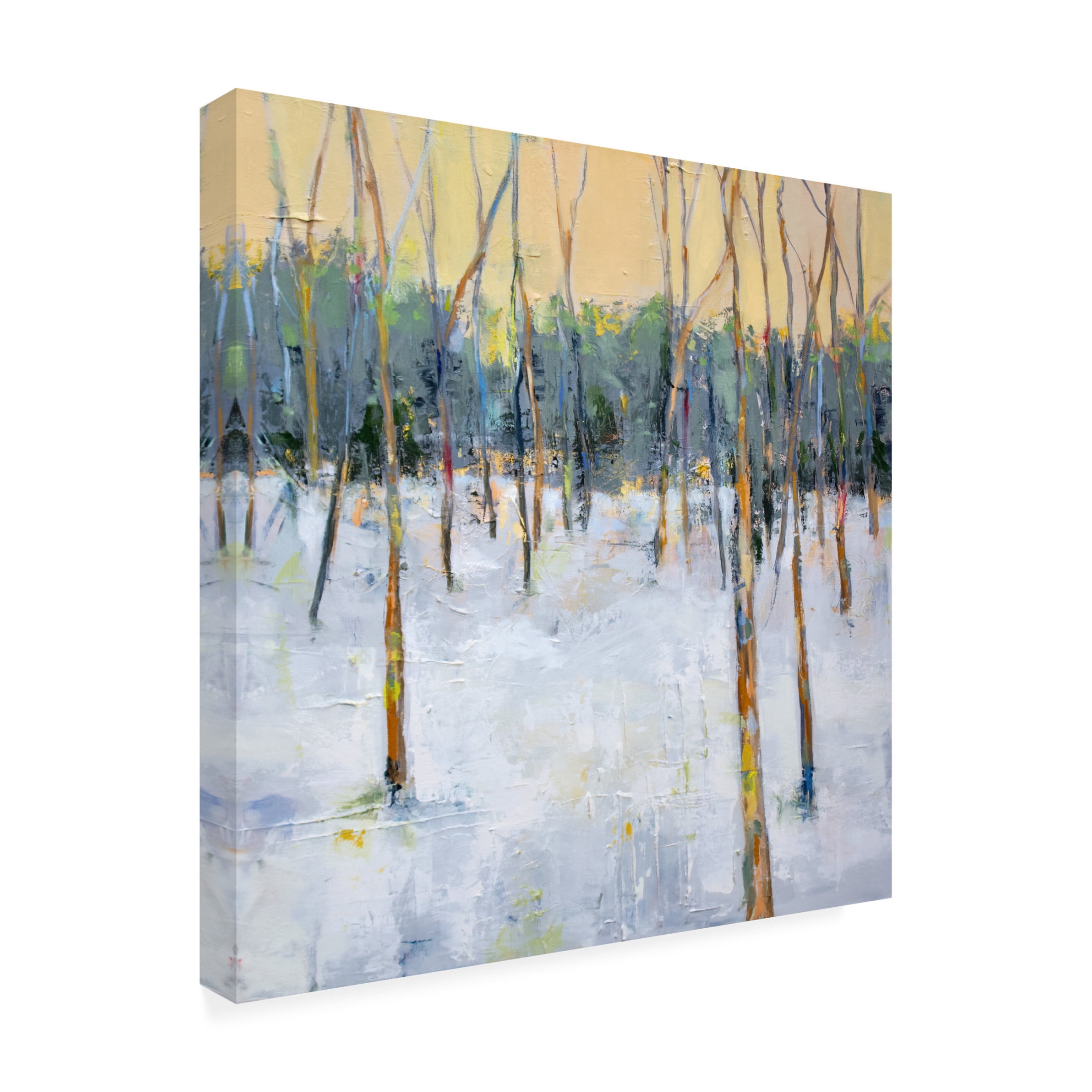 Canvas Wall Art - Sally Hootnick 'Forest' Wall Art for Living Room, Bedroom, or Office Décor by Trademark Fine Art - 18 x 18 Inches
