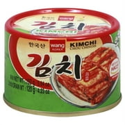 Korean Canned Kimchi, Original Authentic Tasteful Can Napa Cabbage Kim Chi Condiment, Vegan Gluten Free No Preservatives - 5.64 oz (1 Can)