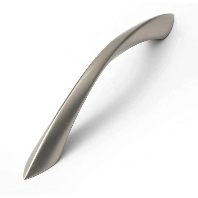 Zoizocp Brushed Nickel Pulls 5 Inch Arch Twisted Silver Handles