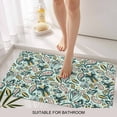 thumbnail image 6 of Boho Sage Green Floral Doormat Outdoor Entrance 16"x24", Farmhouse Botanical Vintage Paisley Flower Absorb Moisture Dirt Door Mats, Non-Slip Rubber Backing Floor Mats Indoor, Low-Profile Front Rugs, 6 of 9