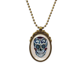 thumbnail image 1 of Gray Skull Mexico cultura nacional ilustración Collar Colgante Vintage de bronce antiguo de joyeria de lujo de regalo Unbranded M, 1 of 3