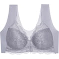thumbnail image 5 of Sujetador de copa completa con sujeción fuerte, sin aros, para tallas grandes, sujetador técnico fino para tallas grandes, ropa interior de uso diario, bralette, sujetador para dormir,, 5 of 5