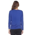 thumbnail image 3 of White Mark Women's Banded Dolman Top, 3 of 6