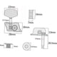 thumbnail image 2 of Professional Guitar Tuning Pegs Set 6pcs Semiclosed Tuners Locking Mechanism 3, 2 of 4