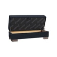 thumbnail image 4 of Ottomanson Origins Upholstered Storage Ottoman, Dark Blue, 4 of 6