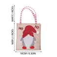 thumbnail image 3 of Adornos Navideños Muñeca Sin Rostro Navideña Bolsa De Regalo De Lino Bolsa Para Caramelos Bolsa De Regalo Bolso De Mano, 3 of 4