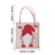 thumbnail image 3 of Adornos navideños Muñeca sin rostro navideña Bolsa de regalo de lino Bolsa para caramelos Bolsa de regalo Bolso de mano, 3 of 4