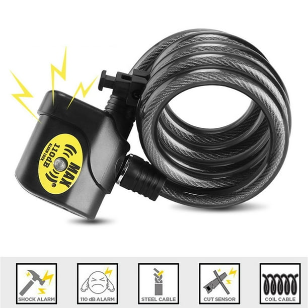 Electronic 110dB Alarm Chain Security Lock Anti Theft for