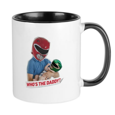 

CafePress - Power Rangers Who s The Daddy - Ceramic Coffee Tea Novelty Mug Cup 11 oz