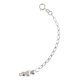 thumbnail image 4 of JOYARIS Pulsera Ajustable Nudo De Bruja Piedras Plata Ley 925 Talla Largo / Ancho 20 cm x 7.5 mm PT-0000916, 4 of 4