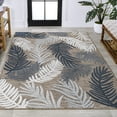 thumbnail image 4 of JONATHAN Y HAWAII 4 x 6 Area Rug, Montego Tropical Palm - Brown/Navy/Ivory, HWC101B-4, 4 of 9