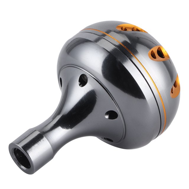 Fishing Reel Knob Grip, Reel Knob Grip Two-color Oxidation Process For S/D/A Model For Home Ruthenium Gold