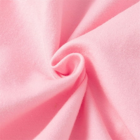 

kpoplk Toddler Outfits For Girls Newborn Baby Girls Sleeveless Halter Crop Top T-Shirt Ruffle Shorts Bottoms 2Pcs Casual Summer Outfits(Pink)