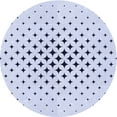 thumbnail image 1 of Ahgly Company Indoor Round Patterned Lavender Blue Area Rugs, 6' Round, 1 of 6
