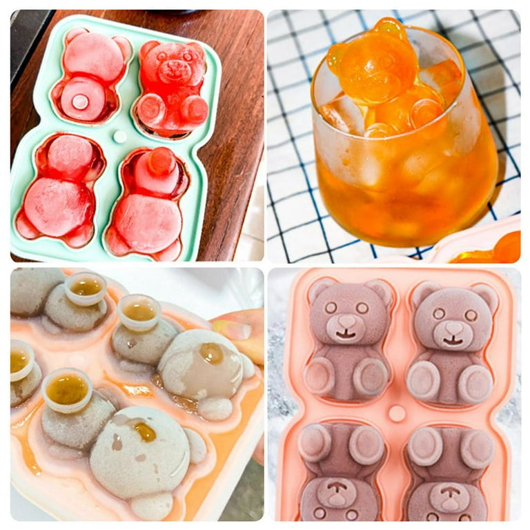 Tohuu Silicone Ice-making Moulds Bear Shaped Silicone Ice Cube