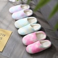 thumbnail image 4 of Zapatillas de interior de piel de conejo para mujer, de suela suave y silenciosa, con calefacción por suelo radiante, de madera, de algodón, estilo japonés, 4 of 6