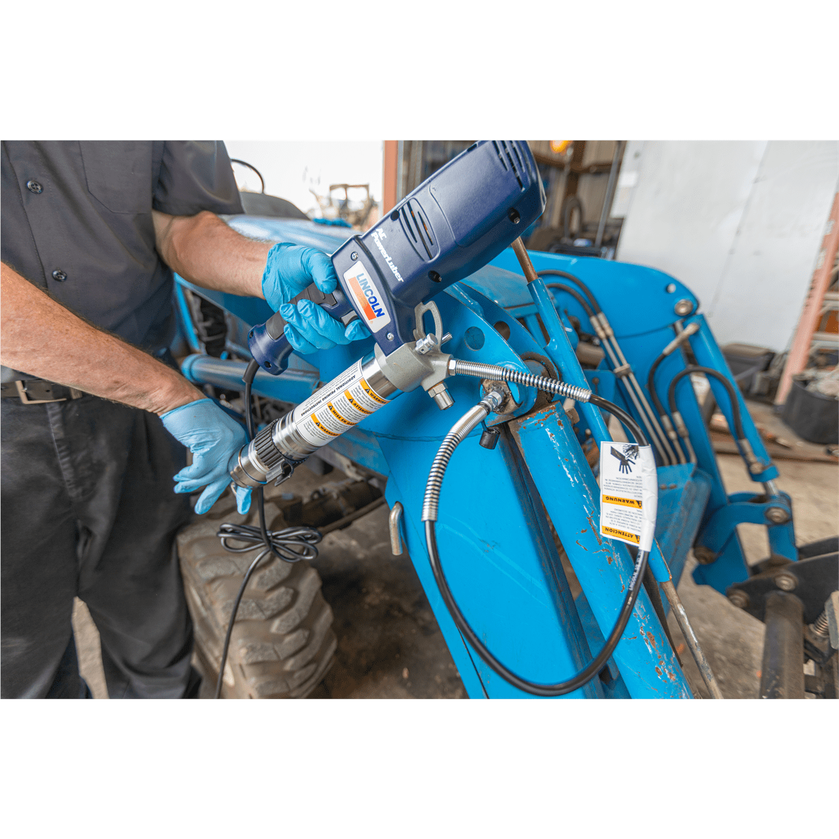 Lincoln AC2440 120-Volt Corded Electric Grease Gun with Variable-Speed Trigger