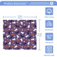 thumbnail image 5 of SKYSONIC Halloween Ghost Pumpkin Washcloths Set of 2, Highly Absorbent Soft Cotton Fingertip Towels for Bathroom, Kitchen, Gym, Spa, Home Decor, 12 x 12 Inch, 5 of 7