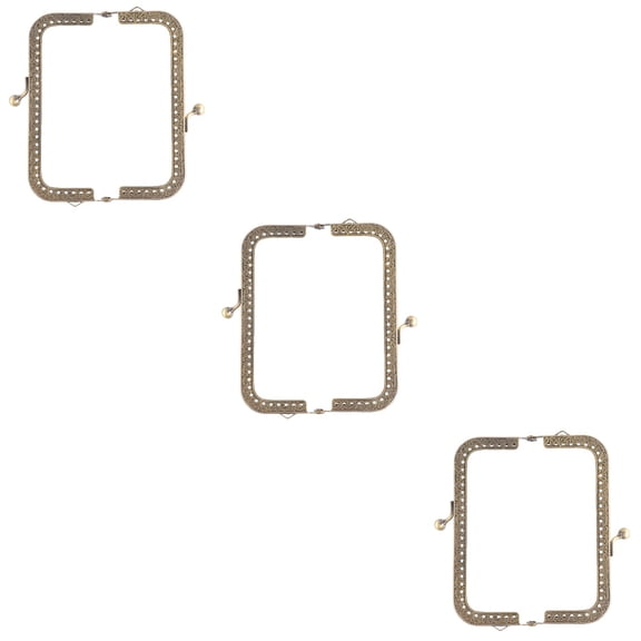 Set of 3 Magnetic Purse Clasps for Bags and Wallets, Clasp Closures for Purses